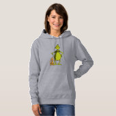 Pull À Capuche Grinch | posture de Max et Grinch (Devant entier)