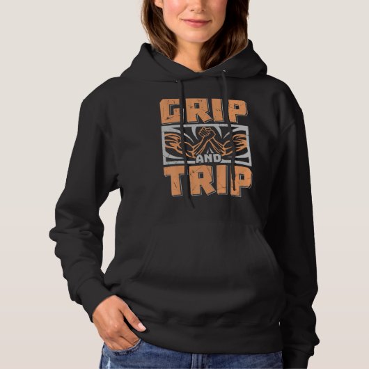 Pull À Capuche Grip Et Trip Arm Lutte Arm Fans Lutte (Devant)