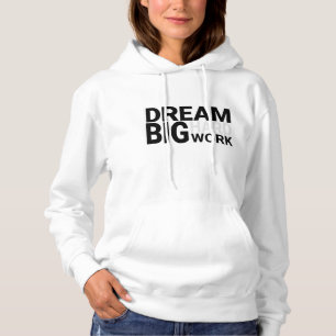 Pull À Capuche gros rêve dur travail
