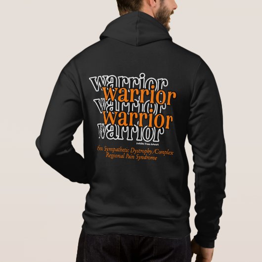Pull À Capuche Guerrier/Répété...RSD/CRPS (Dos)