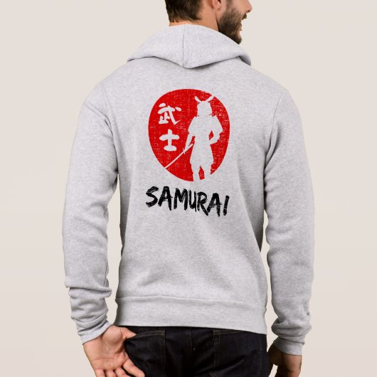 Pull À Capuche Guerrier samouraï (Dos)