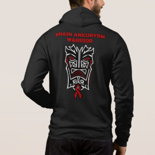Pull À Capuche Guerrier/Tribal...Aneurysme cérébral
