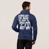 Pull À Capuche Gymnase et remise en forme Motivation - Faire Sava (Dos entier)