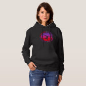 Pull À Capuche Gymnastique Féminine Caractère Force Courage (Devant entier)
