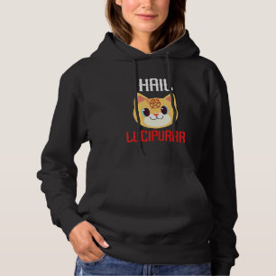 Pull À Capuche Hail Lucipurr Satan Demon Heavy Metal Music