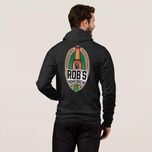 Pull À Capuche HakeDesign Zip (Dos entier)
