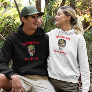 Pull À Capuche Halloween Enfer Jamais Mieux Dames Ghostface Crâne