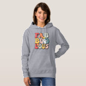 Pull À Capuche Halloween Faboolous Ghost Retro Super Funny (Devant entier)