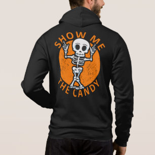Pull À Capuche Halloween Me Montrez-Moi Le Squelette Candy