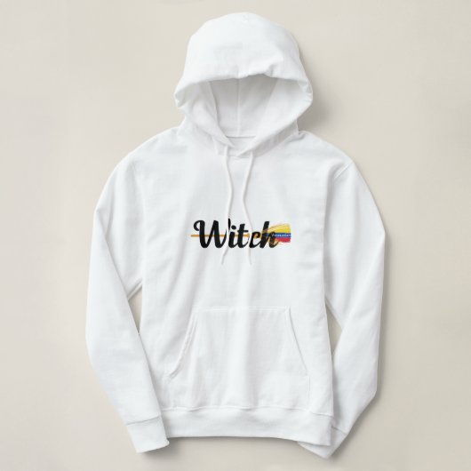 Pull À Capuche Halloween Sweater–Venezuelan Witch | Witchy Spooky (Design devant)