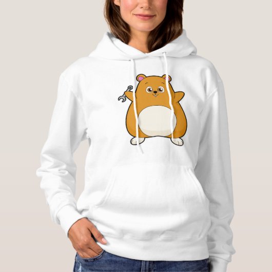 Pull À Capuche Hamster en mécanique avec clé (Devant)