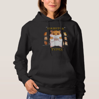 Pull À Capuche Hamsters nains types Hammy mignon rongeurs race