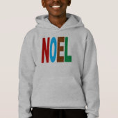PULL   A CAPUCHE  HANES  NOEL  COULEURS (Devant)