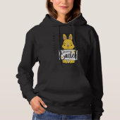 Pull À Capuche Happy Easter Bunny Mugshot Rabbit  Easter Day Cute (Devant)