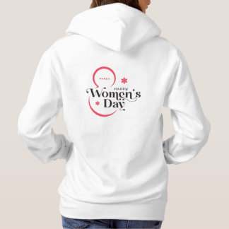 Pull À Capuche  happy women's day 2026 hoodies celebration