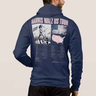 Pull À Capuche Harris Walz tournée américaine Kamala gagne l'inau