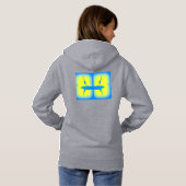 Pull À Capuche héron bleu au lever du soleil (Dos entier)