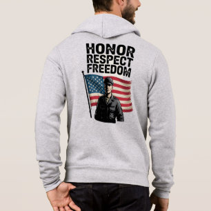 Pull À Capuche Héros Héros Vétérinaire Jour Conception patriotiqu