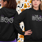 Pull À Capuche Hey & Bye Boo Halloween Bat et Web
