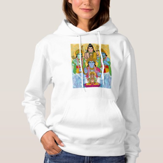 Pull À Capuche Hindu Deities Sweatshirt (Devant)