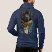 Pull À Capuche Hipster Urbain Newf – Style Notta Bear (Dos)