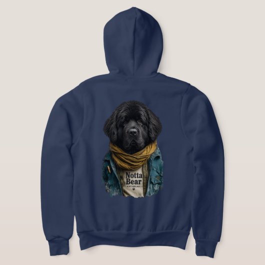 Pull À Capuche Hipster Urbain Newf – Style Notta Bear (Couchage Retour)