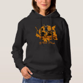 Pull À Capuche Hocus Pocus Halloween sorcière Chat Jack-o'-lanter (Devant)