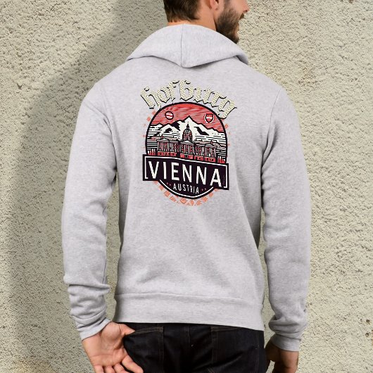 Pull À Capuche Hofburg en cercles Mens Full-Zip