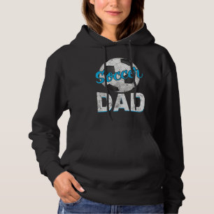 Pull À Capuche Homme Soccer Papa Style Vintage Soccer Fête des pè