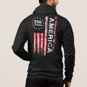 Pull À Capuche Hommes 250 Ans Amérique  (Dos)