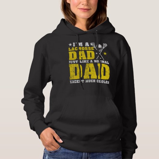 Pull À Capuche Hommes Je suis un papa crosse comme un papa normal (Devant)