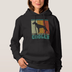 Pull À Capuche Hommes Vintage Retro Doberman Papa Comme Un Papa R