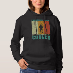 Pull À Capuche Hommes Vintage Retro Pêche Papa Comme Un Papa Régu