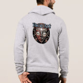 Pull À Capuche Hoodie à fermeture éclair pour hommes Bella+Canvas (Dos)