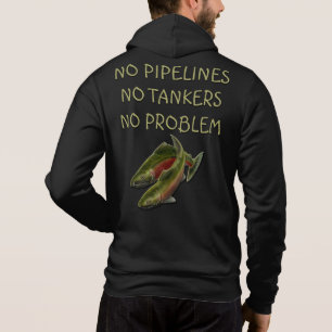 Pull À Capuche Hoodie No Pipeline pour hommes Chemise avec texte