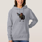 Pull À Capuche Hoodie Poules Pondeuses (Devant)