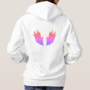 Pull À Capuche Hoody des ailes rétro