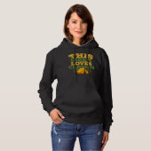 Pull À Capuche Horoscope Zodiac Sign Libra Loves Camping (Devant entier)