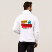 Pull À Capuche Hors de Contrôle – Création de Typographie Audacie (Dos entier)