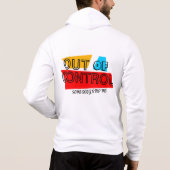 Pull À Capuche Hors de Contrôle – Création de Typographie Audacie (Dos)
