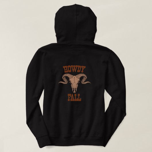 Pull À Capuche Howdy Fall (Design dos)