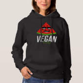 Pull À Capuche Humorous Vegan Buddy Artwork (Devant)