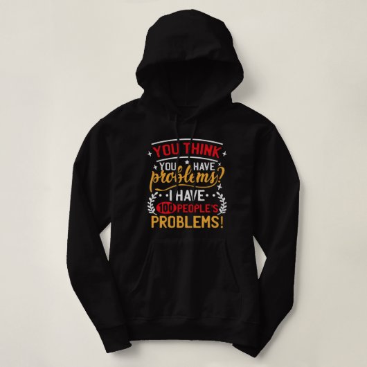 Pull À Capuche Humour des travailleurs sociaux (Design devant)