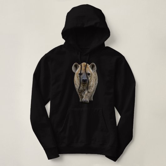 Pull À Capuche Hyène Approchant (Design devant)