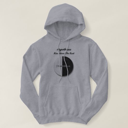 Pull À Capuche "Hypothèses : S'élever au-dessus des autres : (Design devant)