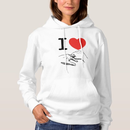 Pull À Capuche I Coeur (Amour) Anal (Devant)