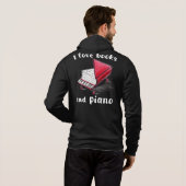 Pull À Capuche I Looks And Piano, Authentic Freehand Art (Dos entier)