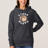 Pull À Capuche I Love pluton (Devant)