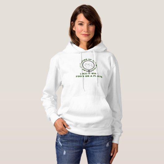 PULL À CAPUCHE IBONELTD. NOURRITURE SUR PLAQUE2 (Devant entier)