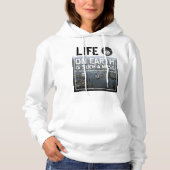 PULL À CAPUCHE IBONELTD. VIE SUR TERRE 3 (Devant)